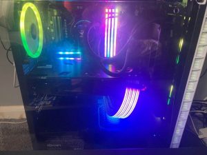Custom-built gaming PC hardware