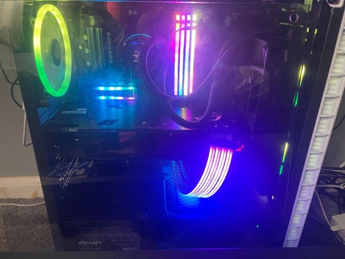 Custom-built gaming PC hardware