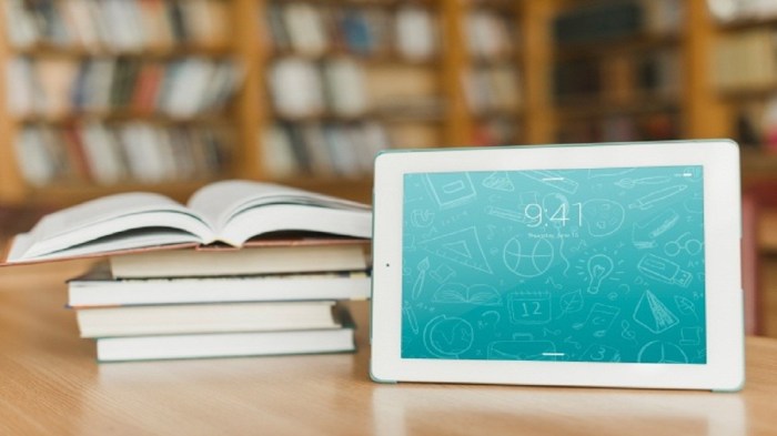 Digital e-books for students